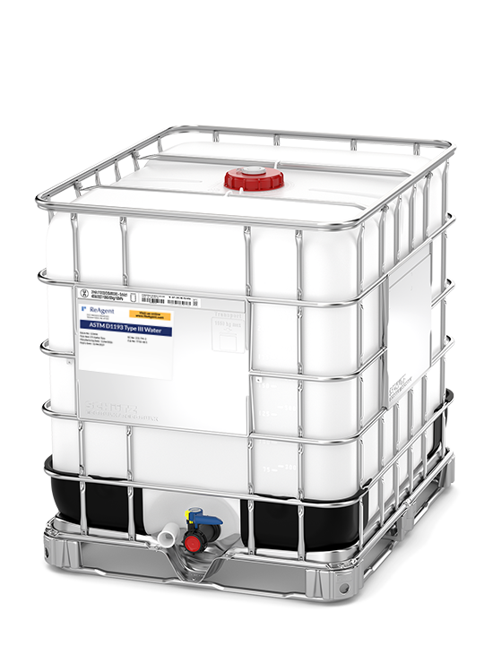 ASTM D1193 Type III Water 275 Gallon Tote